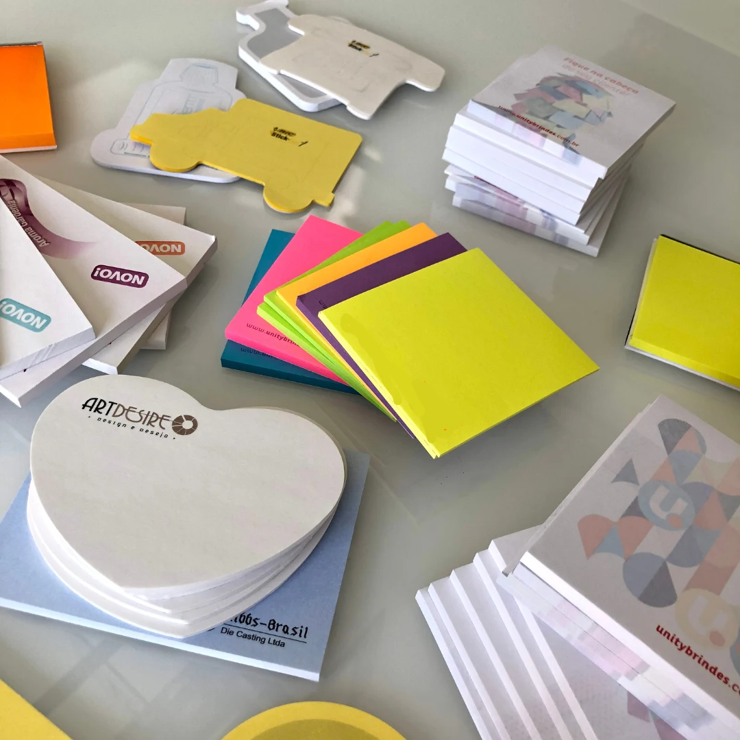 Blocos autocolantes personalizados