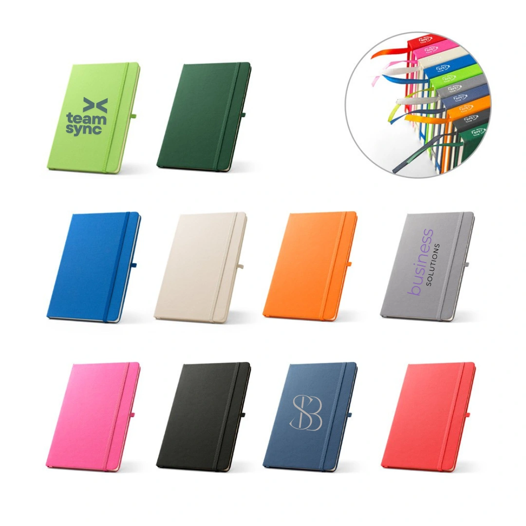 Caderno em Papel Reciclado - Ideal para eventos educacionais, congressos e ações de conscientização ambiental.