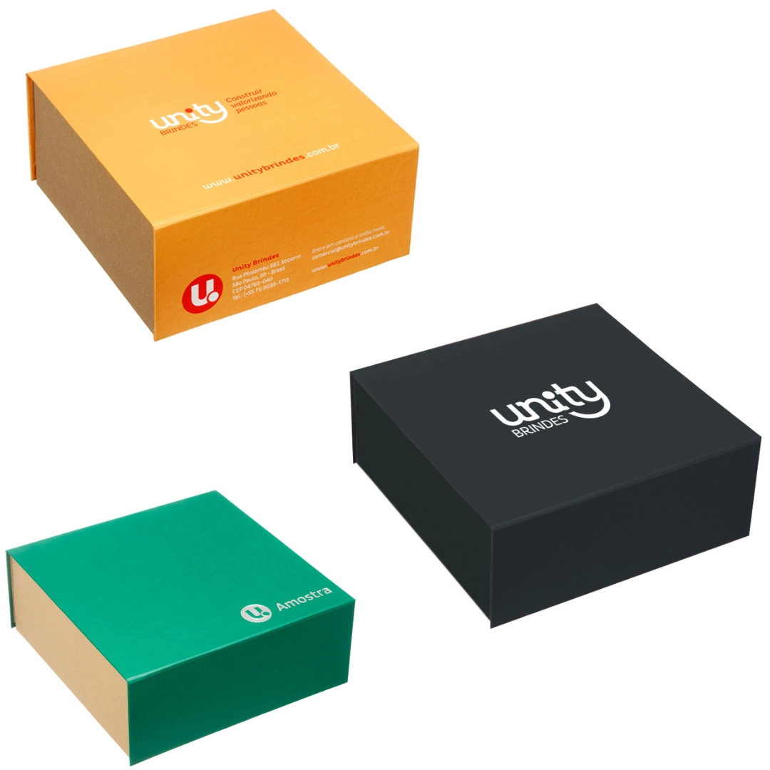 Caixa para Kit Personalizada - Embalagens em várias cores e tamanhos para compor kits completos e sofisticados.