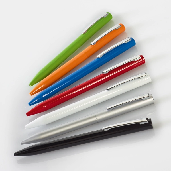 Caneta Executiva Twist - Presente sofisticado com mecanismo twist, estojo para presente e recarga tipo-Cross com tinta Dokumental®.