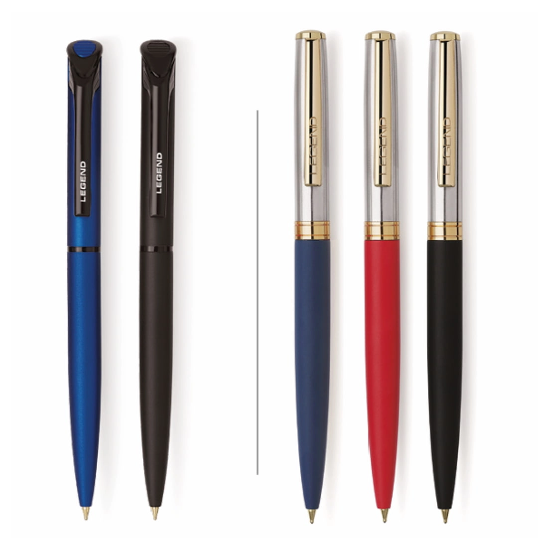 Canetas Executivas Personalizadas - Modelos elegantes em metal, uma opção clássica para presentear palestrantes, diretores e convidados especiais.