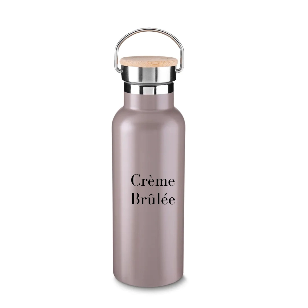 Garrafa Inox Fosca 500ml - Garrafa em aço inox parede dupla de 500ml. Conserva líquido quente por até 2 horas e líquido frio até 3 horas. Pintura fosca. 500ml.