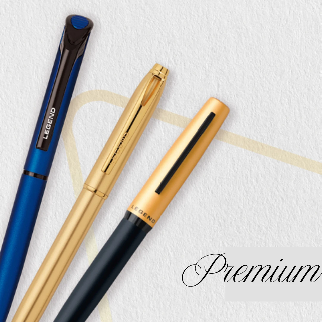 Legend Premium - Caneta premium com acabamento de luxo, acompanha estojo.